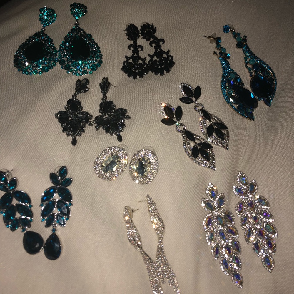 Not For Sale AS Bundle Pageant and Prom Earrings
